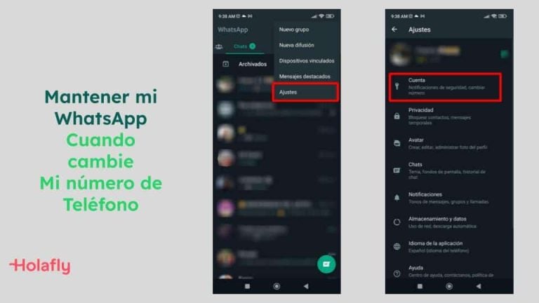 Mantener mi WhatsApp al cambiar de número de teléfono