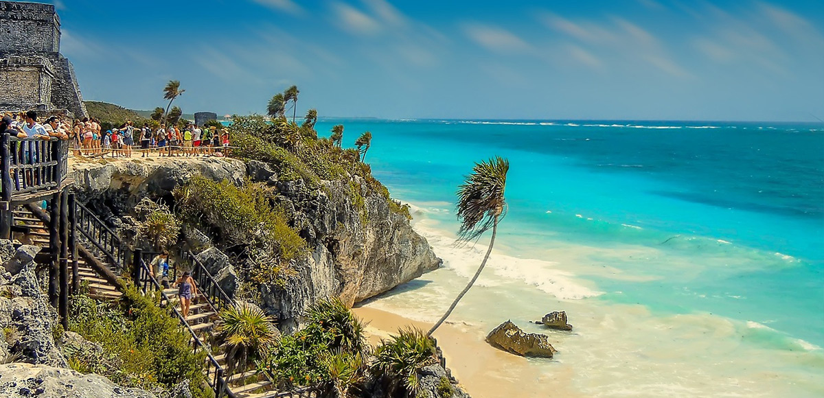 Paisaje de Tulum, México