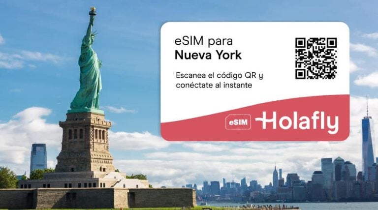 Viaja a NY con una eSIM de Holafly y obtén datos ilimitados