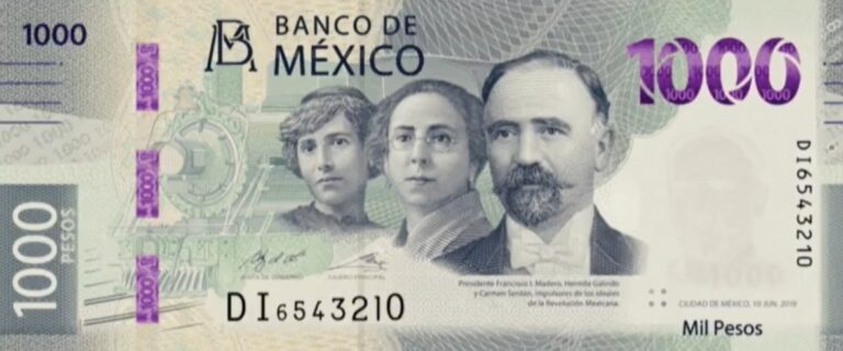billete 1000 pesos mexicanos
