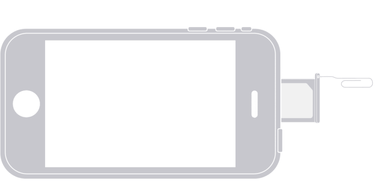 Cambiar la tarjeta SIM en un iPhone