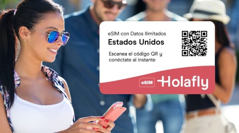 eSIM de Holafly con datos ilimitados para Estados Unidos