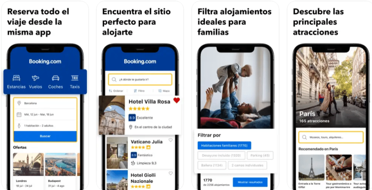 Encuentra opciones de transporte y alojamiento en Japón con Booking