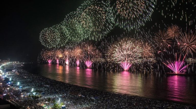 Fiesta de fin de año en Brasil