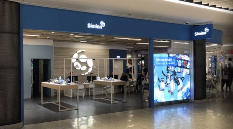 Tienda de Siminn en Islandia