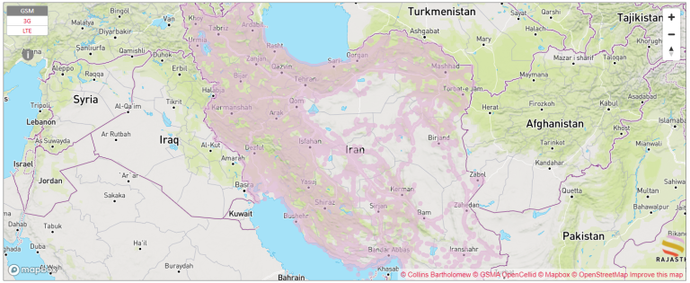 Mapa red móvil MCI (TCI)