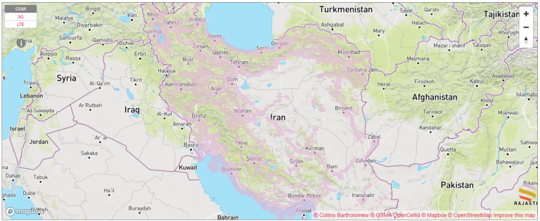 Red móvil MTN Irancell