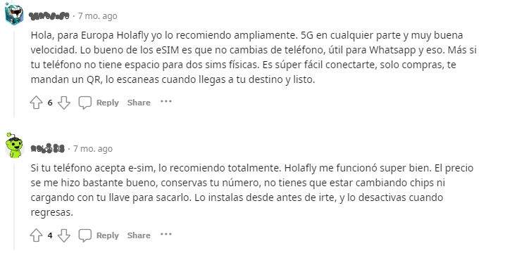 Holafly vs. Nomad Reddit