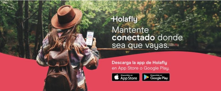 Descarga la app de Holafly y disfruta datos ilimitados para México