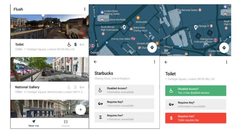 Encuentra instalaciones sanitarias en tus viajes con Flush