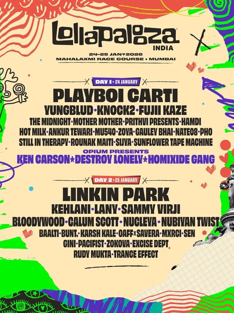 Cartel Lollapalooza India 2026