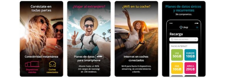 eSIM de Ubigi para viajar y conectar varios dispositivos