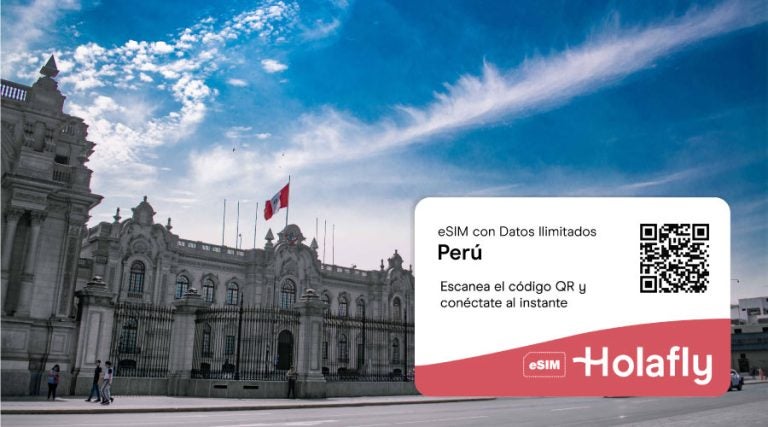 eSIM Holafly con Datos Ilimitados para Perú