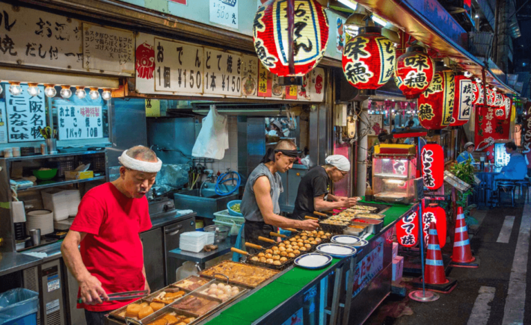 Comida callejera en Japón