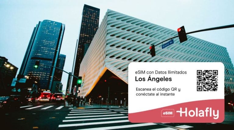 La eSIM Los Ángeles de Holafly te proporciona datos ilimitados