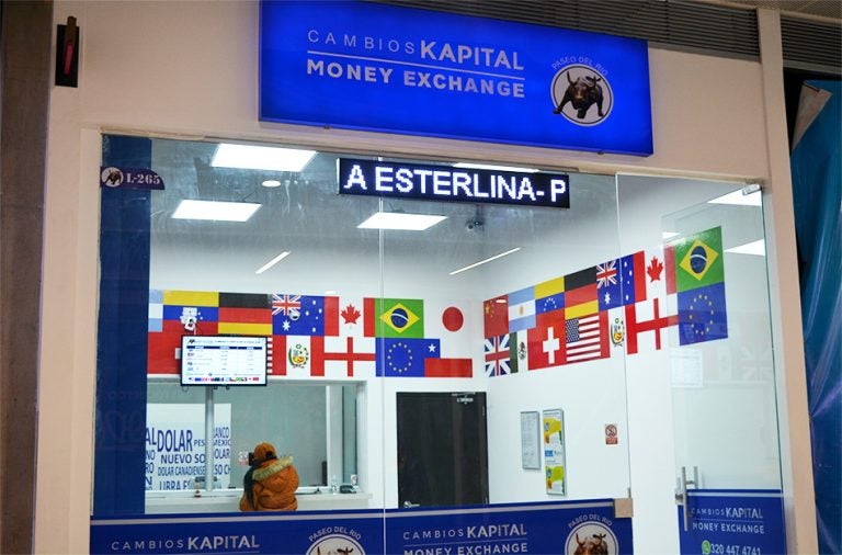 Casas de cambio en Colombia