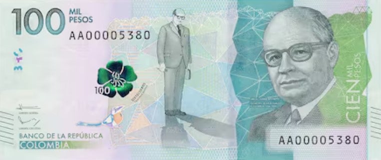 cien mil pesos colombianos
