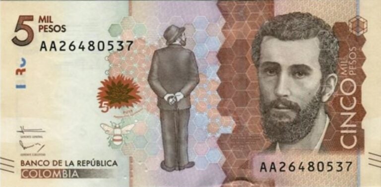 cinco mil pesos colombianos