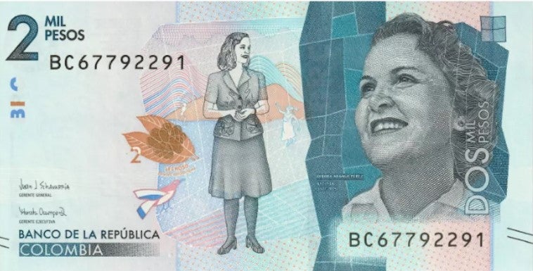 dos mil pesos colombianos