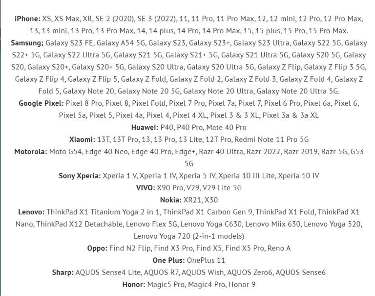 Dispositivos compatibles Conecty eSIM