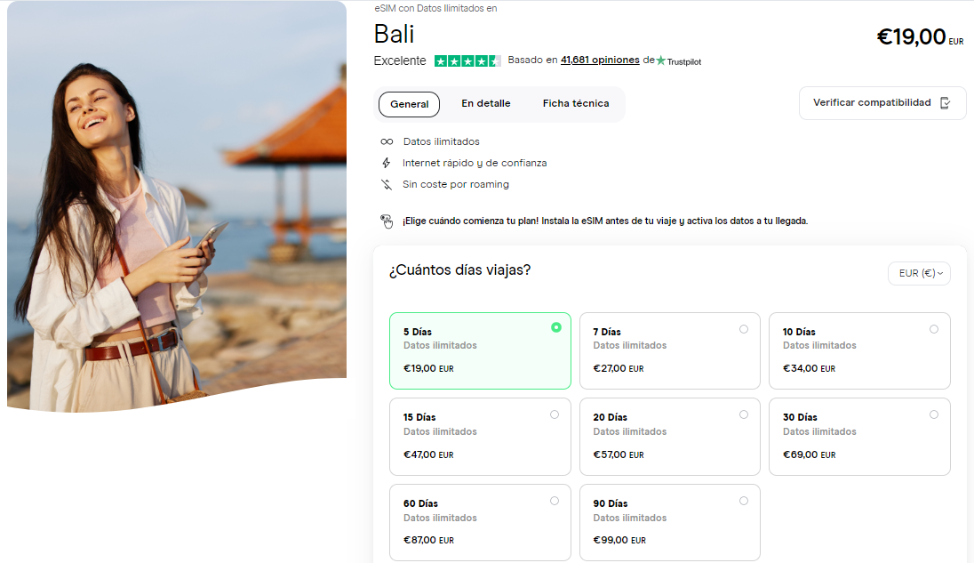 eSIM Bali