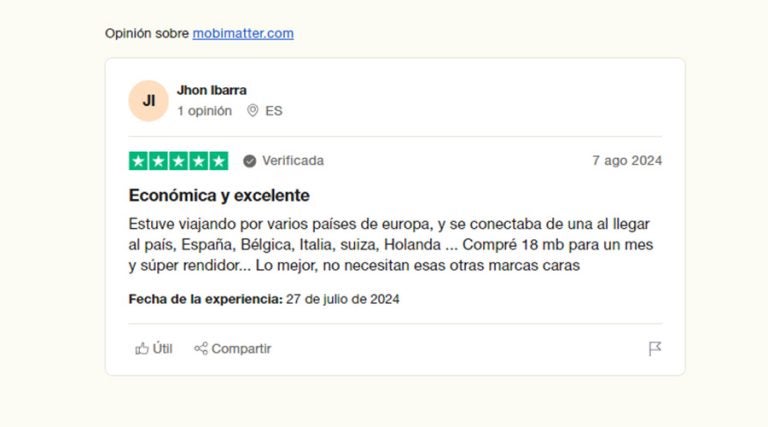 Reseña MobiMatter Jhon