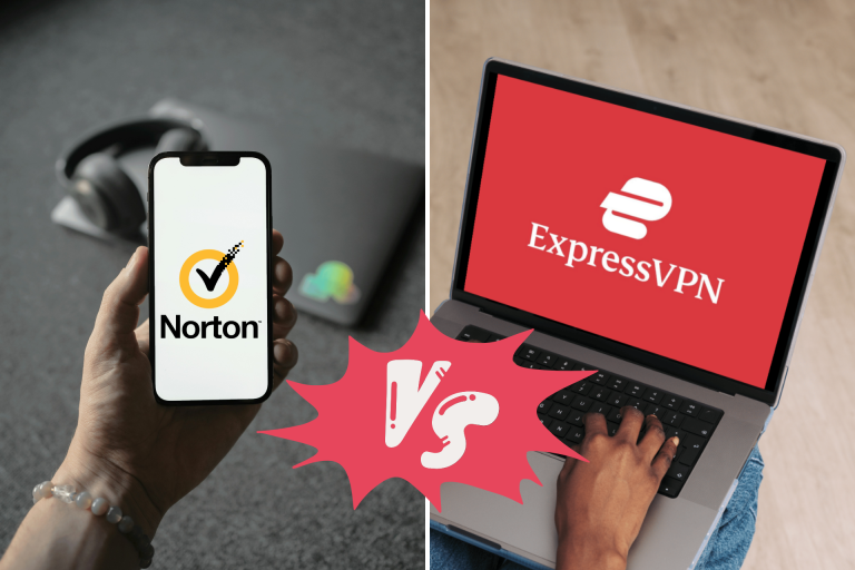 comparativa de atributos de ExpressVPN vs. Norton VPN