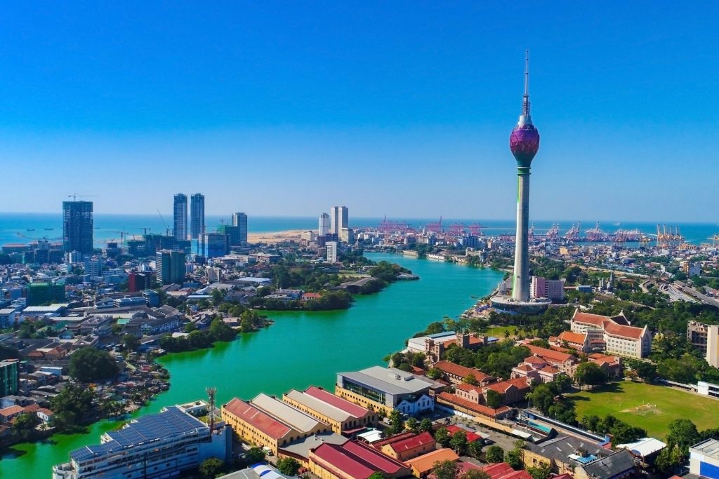 Vista de la ciudad de Colombo, Sri Lanka