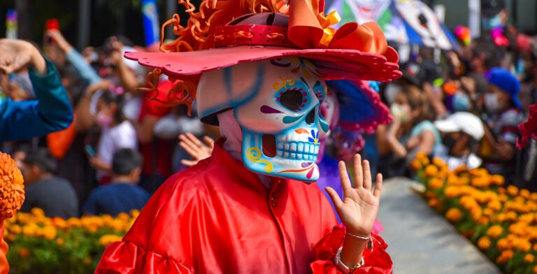Desfile del día de los muertos en Ciudad de México