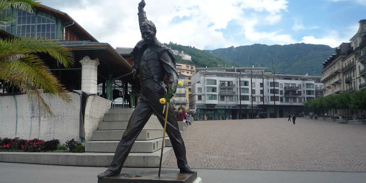 Estatua de Freddie Mercury en Montreux