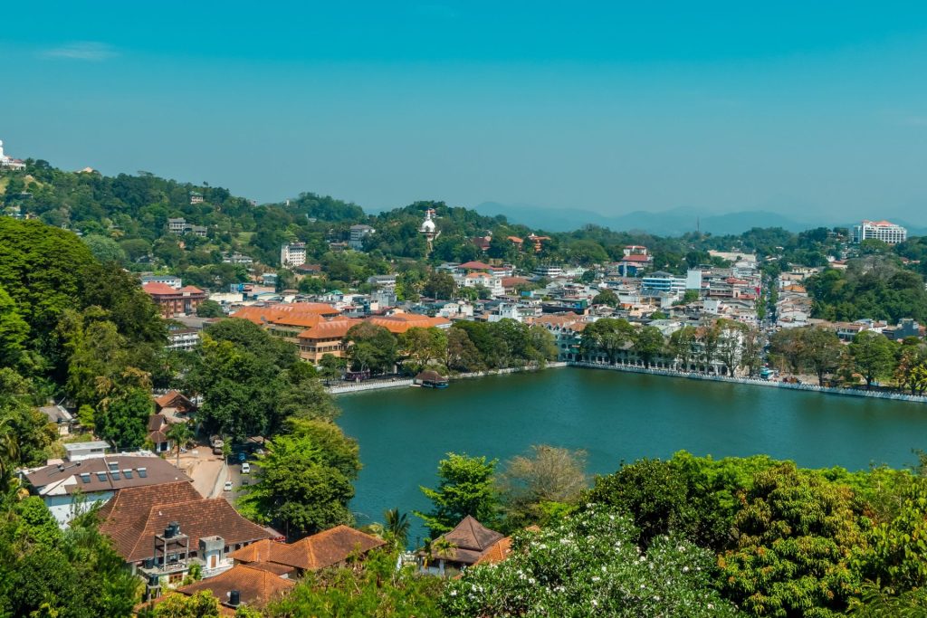 Vista panorámica de Kandy, Sri Lanka