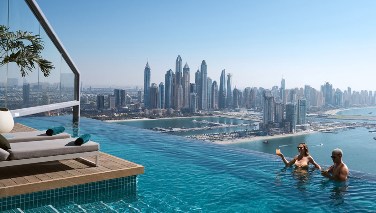 Piscina infinita Aura Skypool