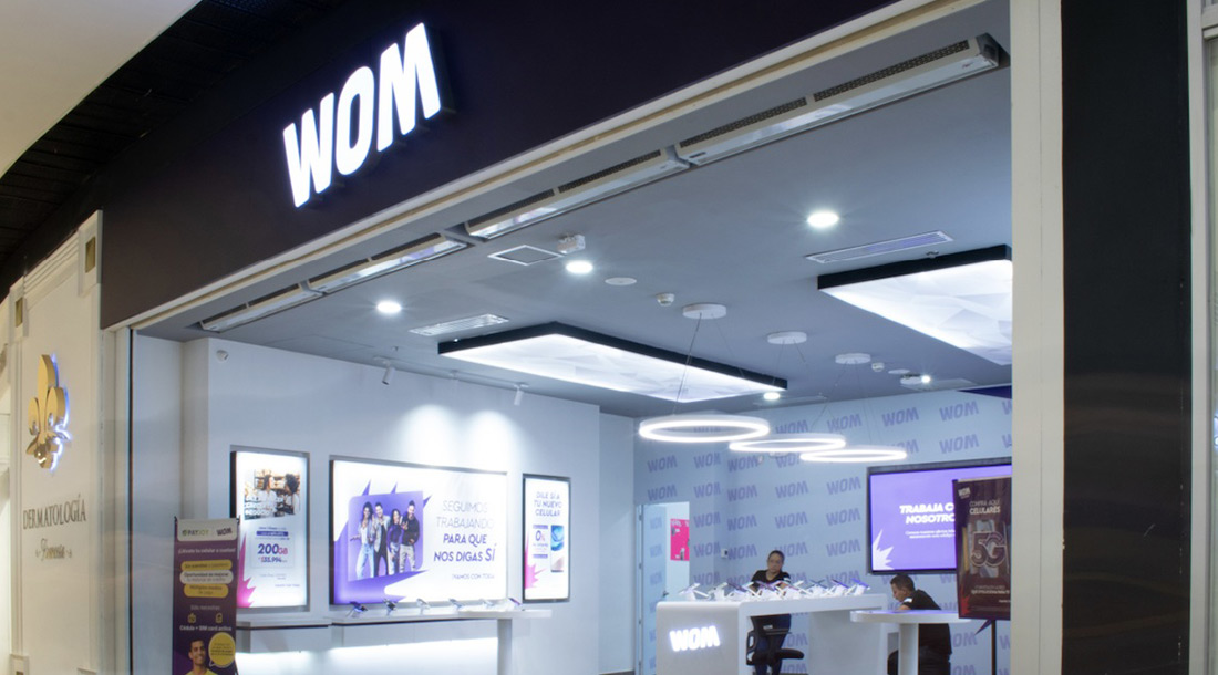 Tienda del operador WOM en Colombia