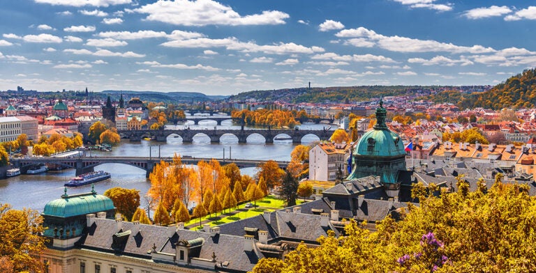 Vista del casco antiguo de Praga