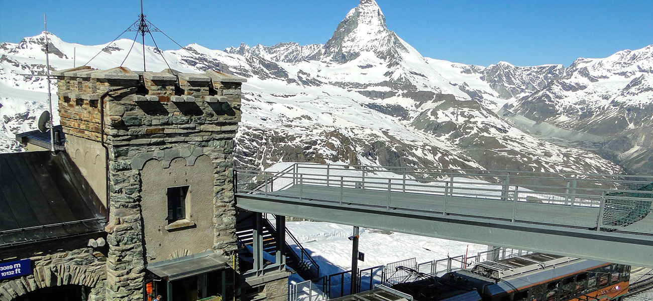 Vista al Matterhorn desde Zermatt