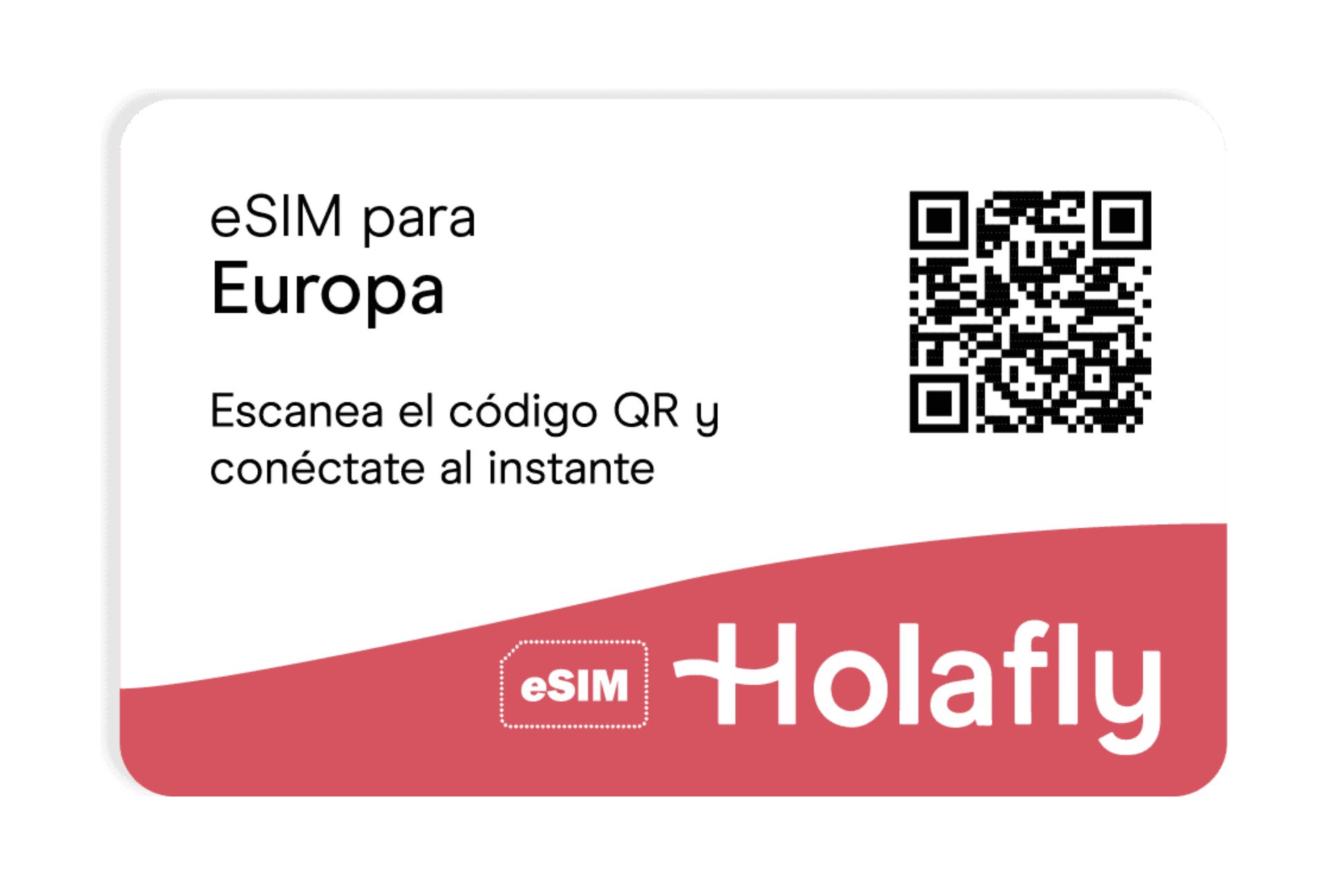 eSIM regional de Holafly para Europa