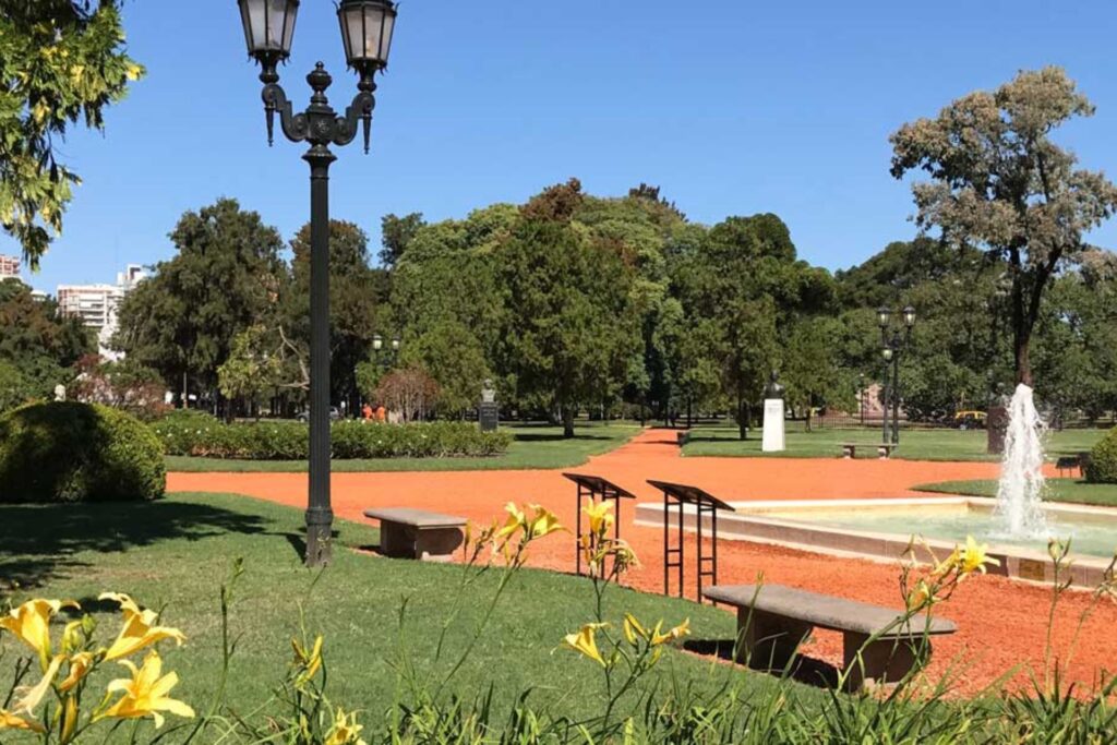 Vista panorámica del Parque Tres de Febrero