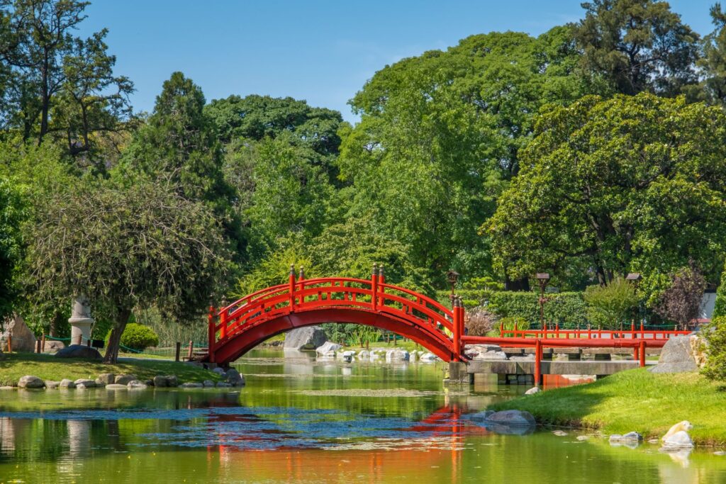 Vista del Jardín Japonés en Buenos Aires