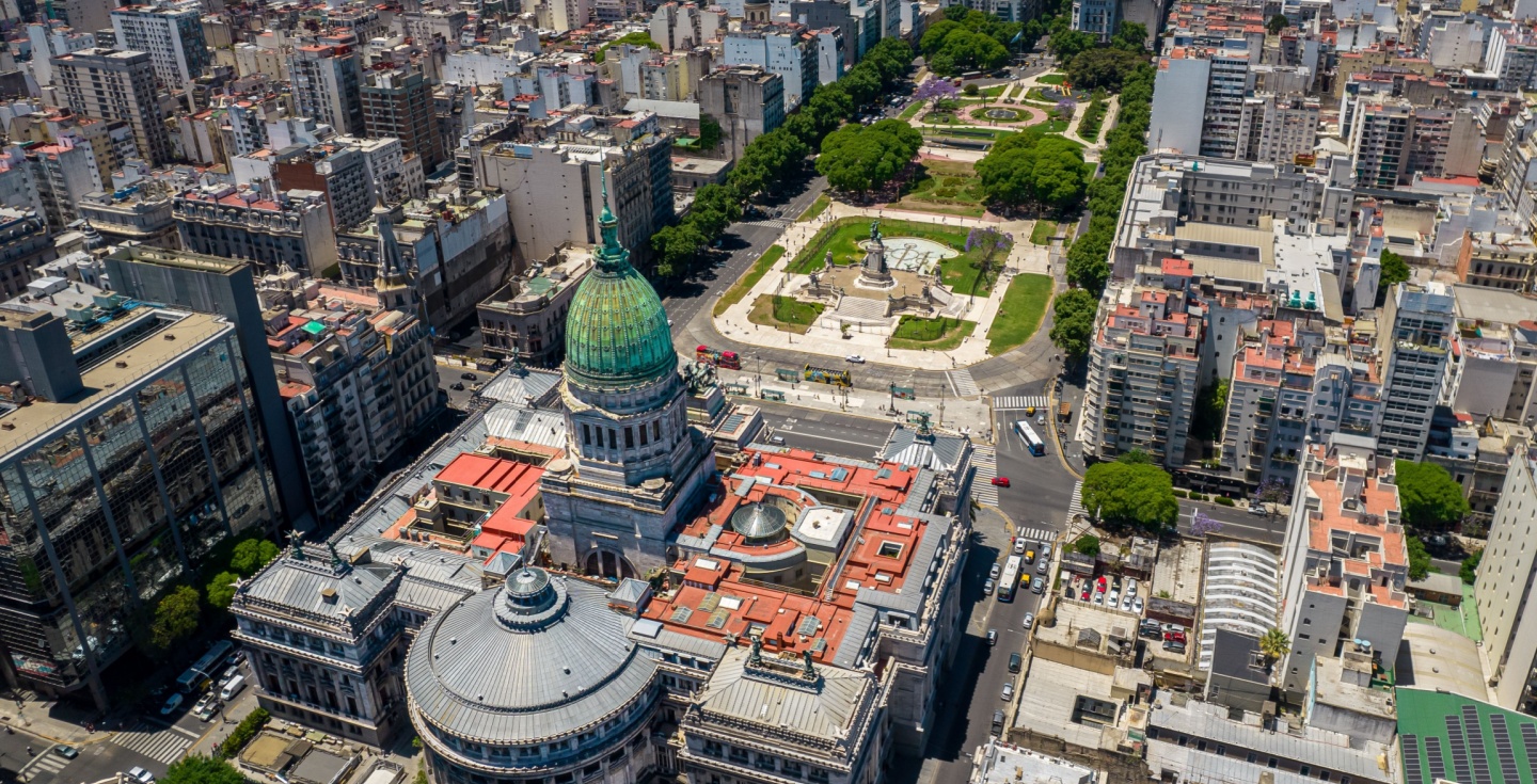 Vista panorámica de Buenos Aires