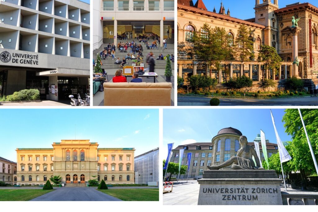 Universidades destacadas de Suiza.