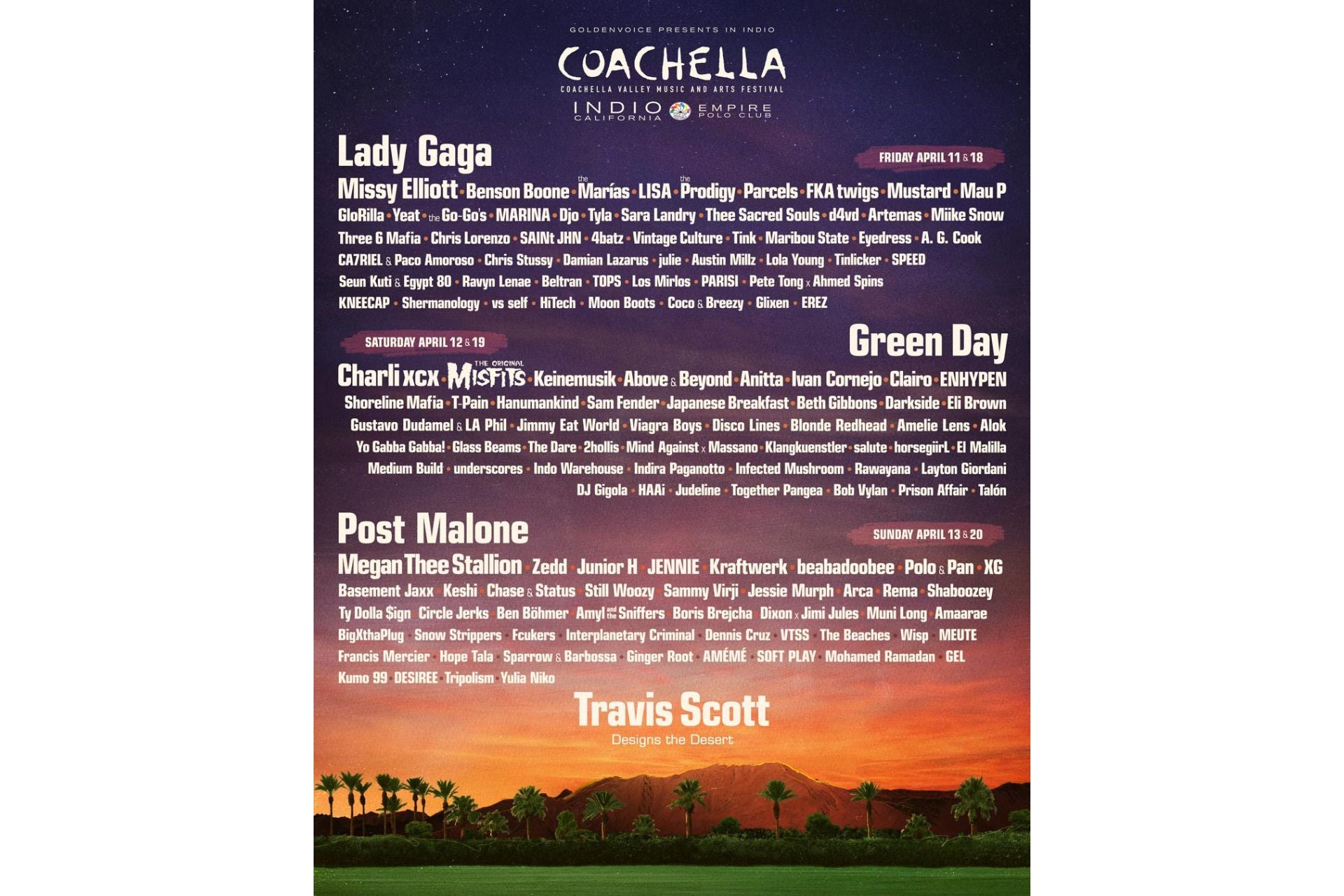 Coachella 2025 Fechas Cartel Boletos Y Horarios Holafly