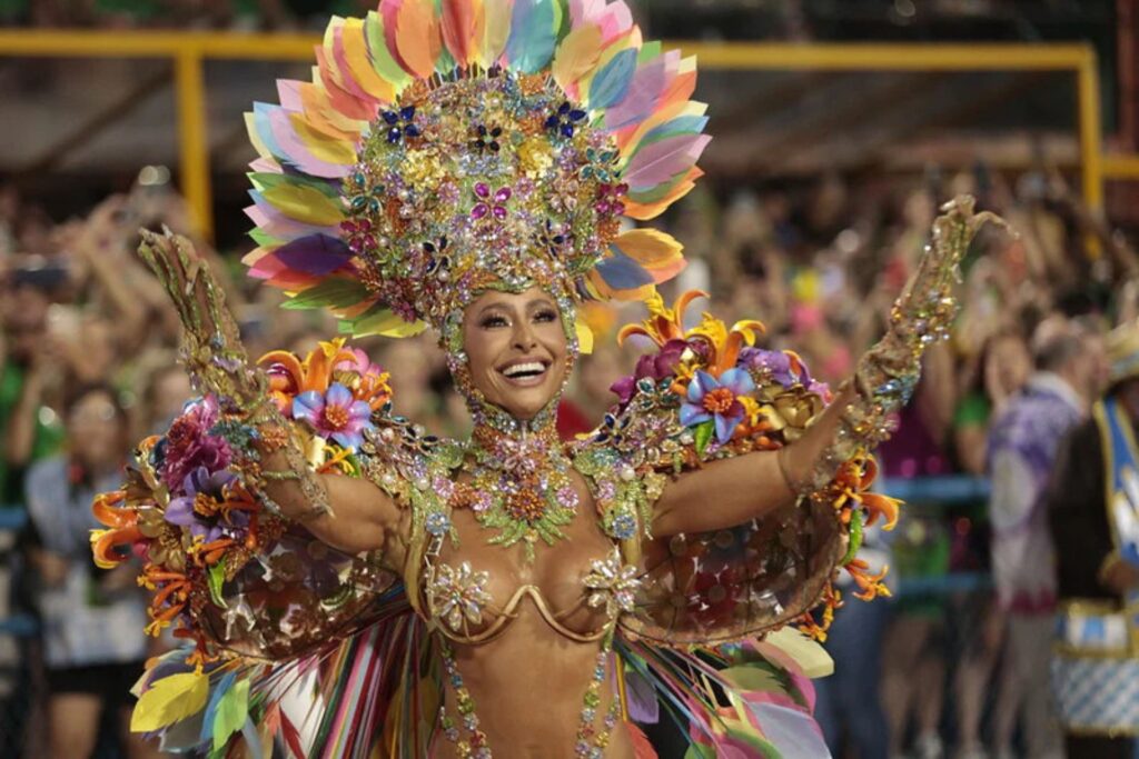 Garota en el Carnaval do Rio 2024