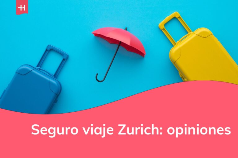 Paraguas y maletas como cabecera de los seguros de viaje Zurich: opiniones