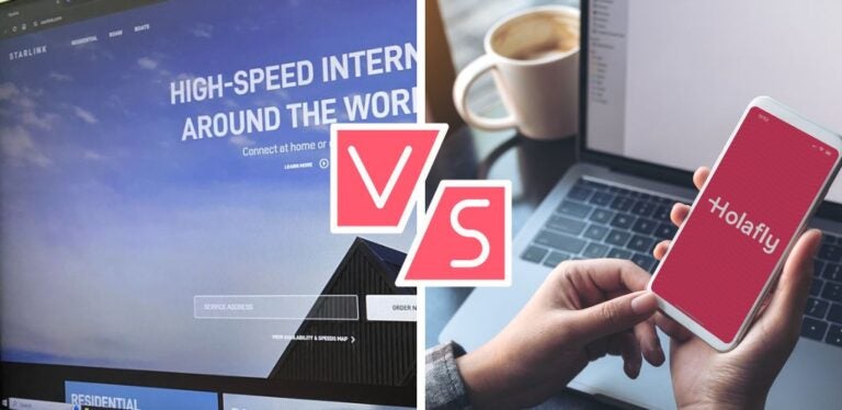 qué son los servicios de internet global Holafly Plans y Starlink Roam