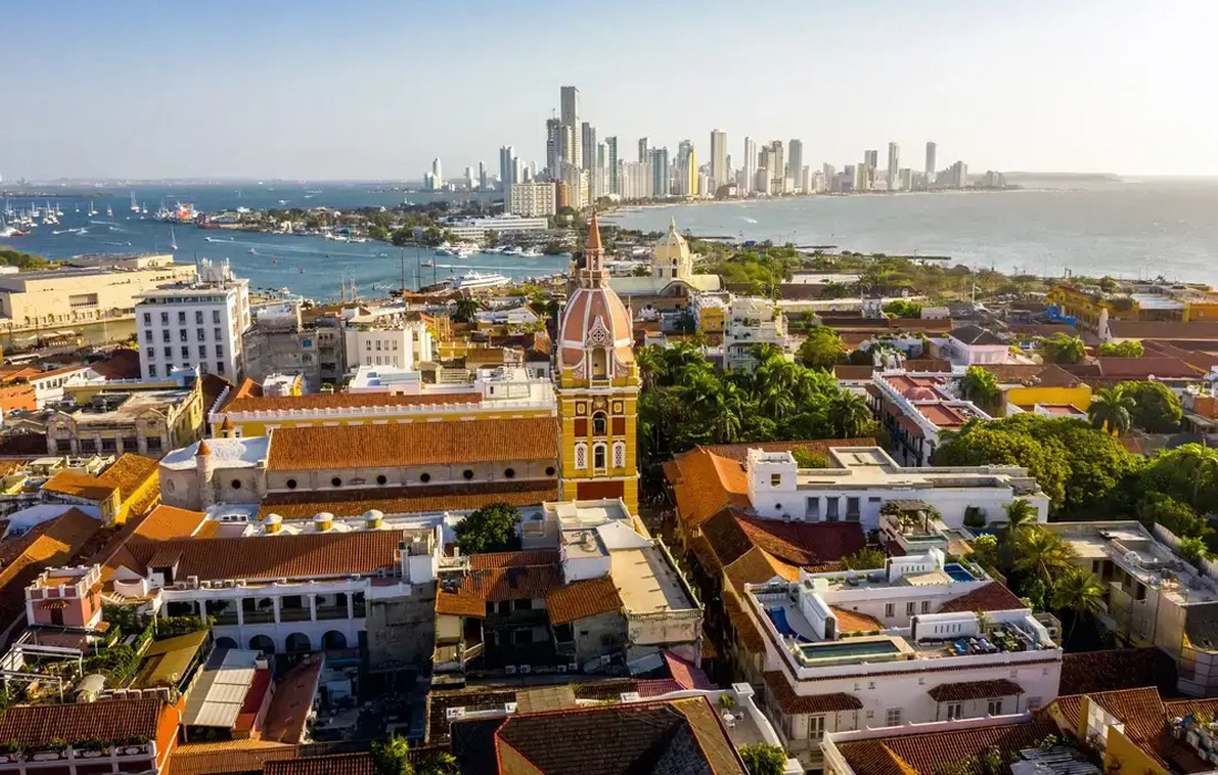 Vista de Cartagena de Indias, Colombia