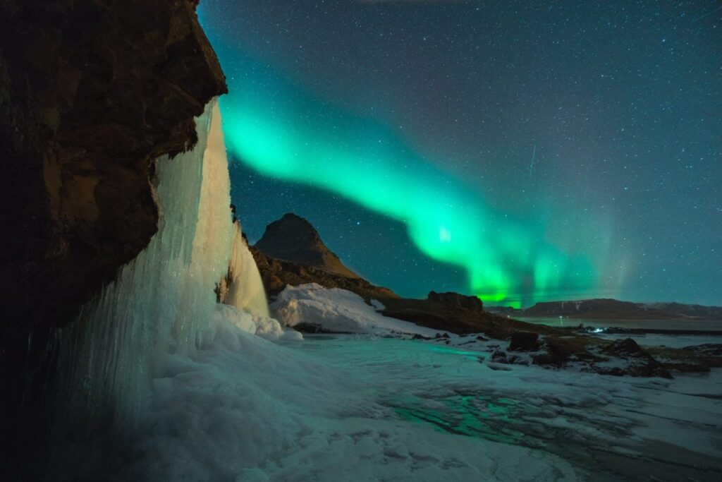 Auroras boreales en Islandia