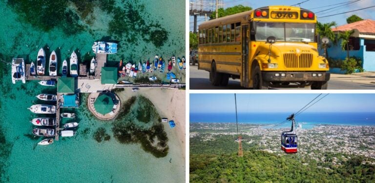 Teleférico en Puerto Plata, BOCA CHICA Y AUTOBÚS EN REPUBLICA DOMINICANA