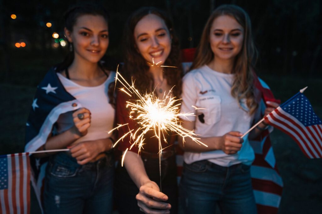 Celebración Día de la Independencia en Estados Unidos