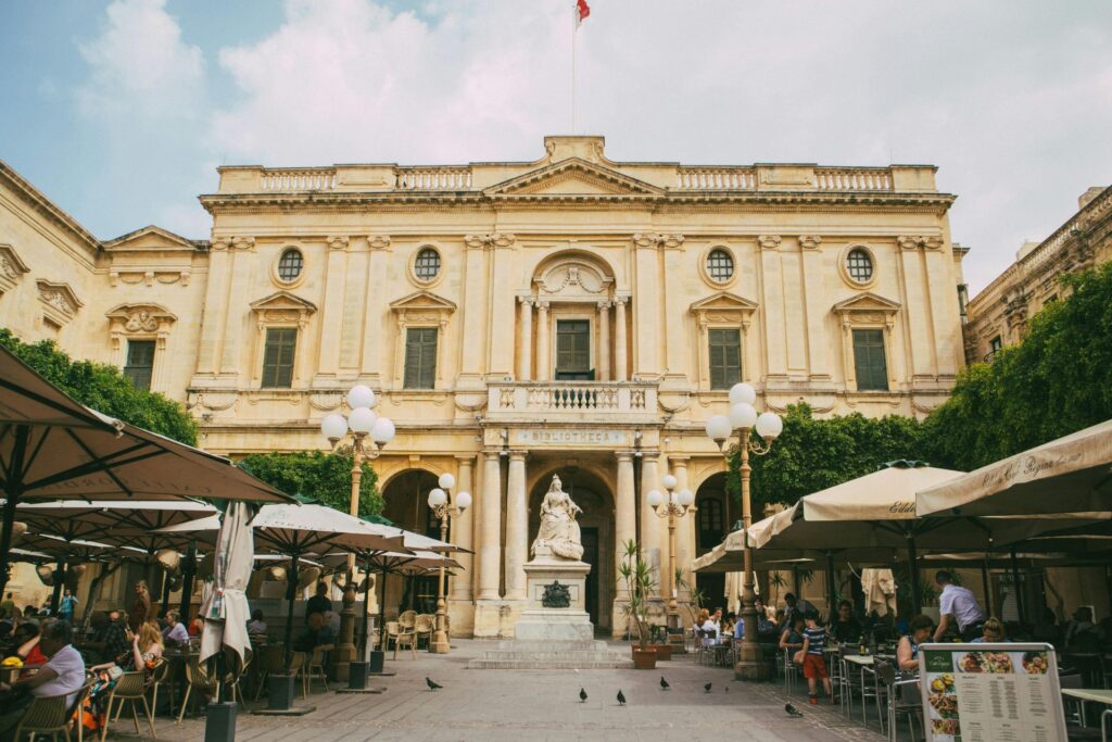 Plaza de la República en La Valeta, Malta