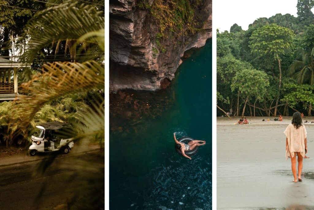 Viajeros españoles disfrutando de Costa Rica.